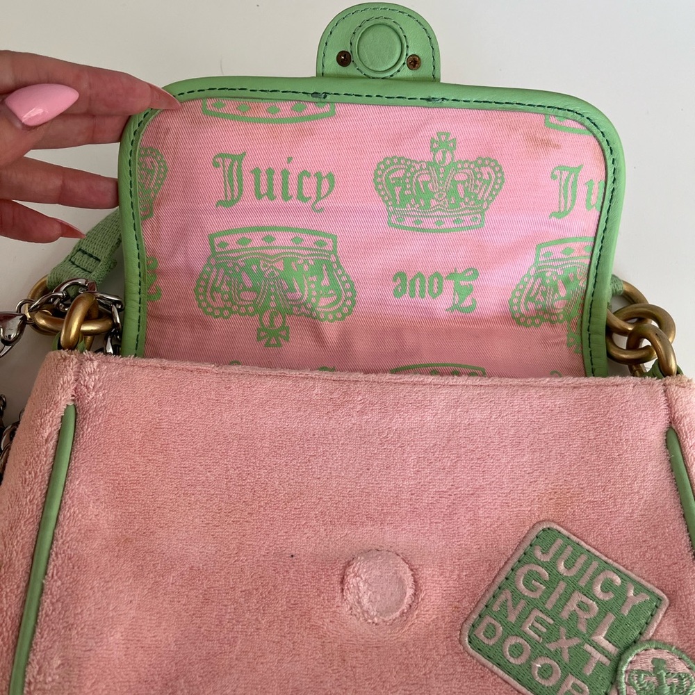 Auth Y2K JUICY COUTURE Terry Cloth Bag - Picture 10 of 15